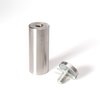 Outwater Round Standoffs, 3 in Bd L, Stainless Steel Brushed, 1-1/4 in OD 3P1.56.00063